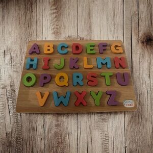Chuckle & Roar Peekaboo Alphabet Wood‎ Puzzle Set
